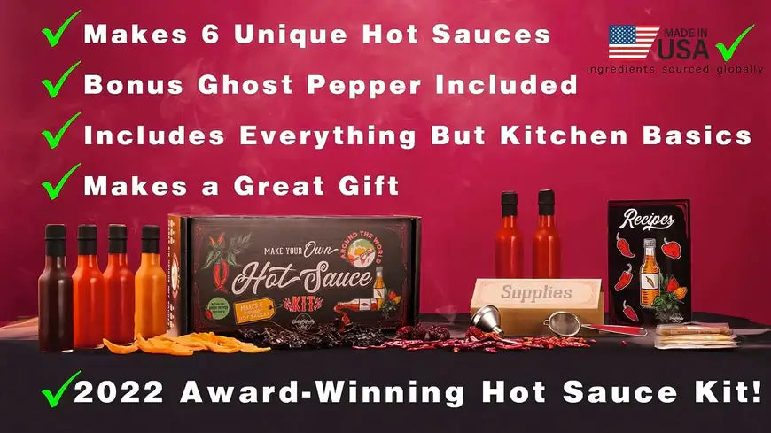 Hot Sauce Making Kit by Mortier Pilon
